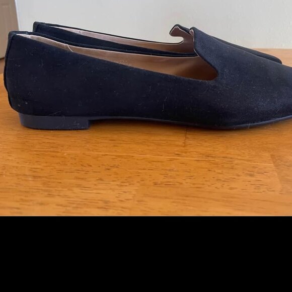 H&M Black Slip on Flats Shoes Like New Women’s sz 8 - Picture 2 of 5